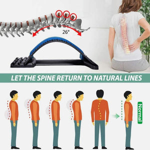 New Back Stretcher Orthopedic Support Pain Relief Device Upper and Lower  Spine